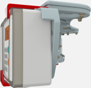 Hillaero BODYGUARD FAA certified mountable bracket for Air Ambulance Airmed Helicopter or Fixed Wing Aircraft WITH UNITS SIDE